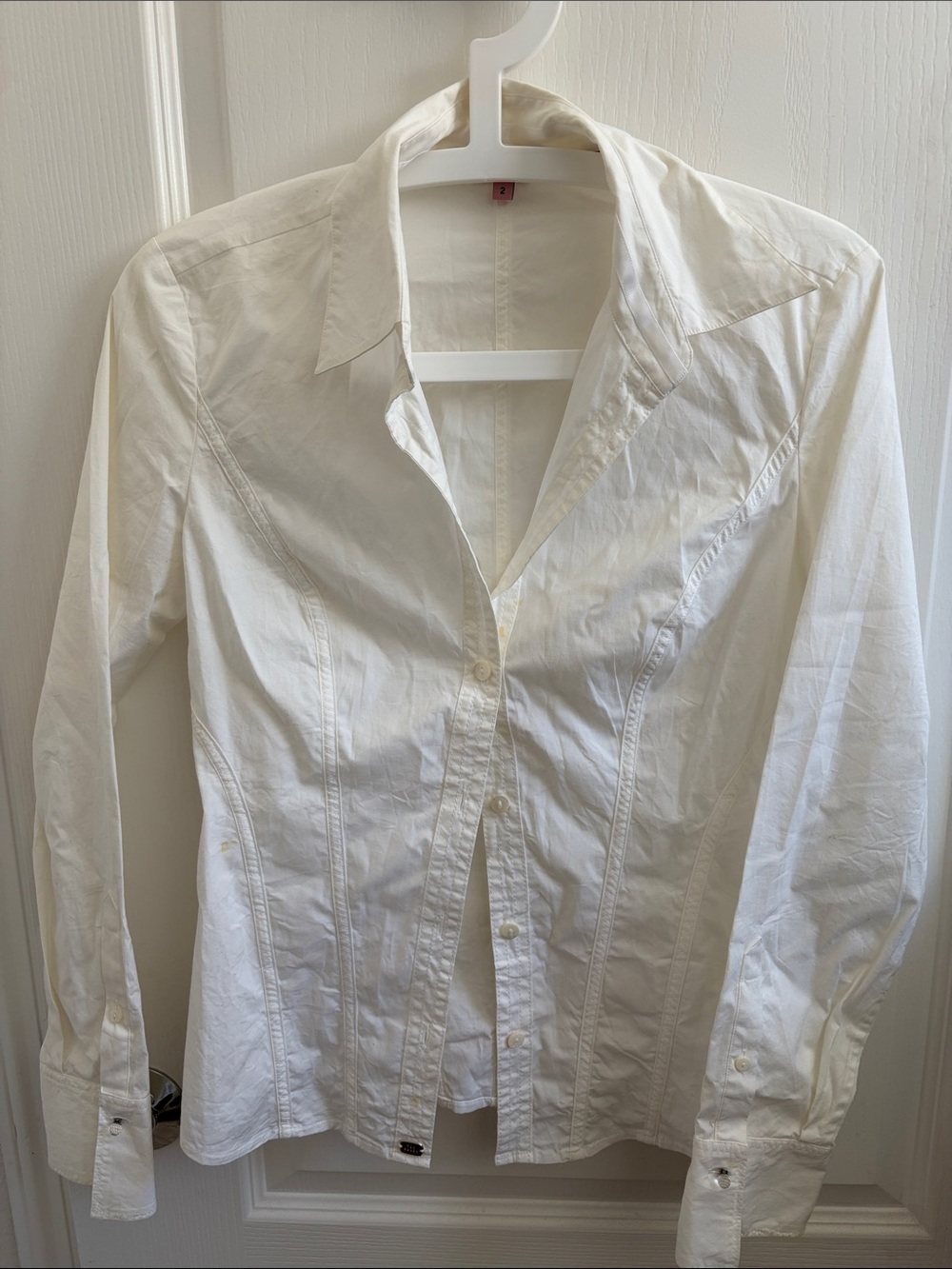 Ted Baker White Long Sleeve Dress Shirt